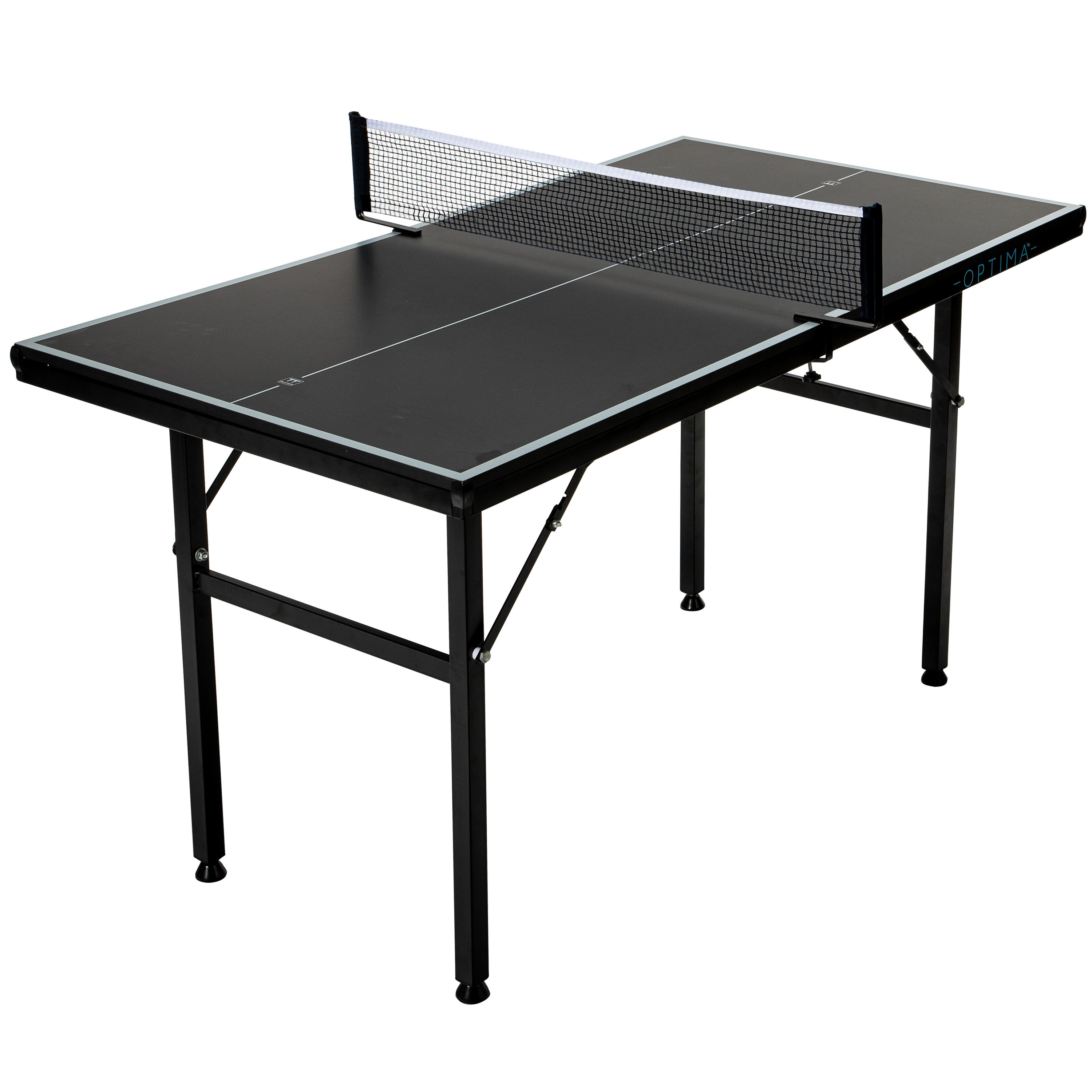 Costway Foldable Indoor / Outdoor Tournament-Grade Table Tennis Table with  Wheels