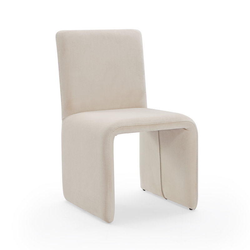 Odelia 19.5'' H Upholstered Side Chair, Sand