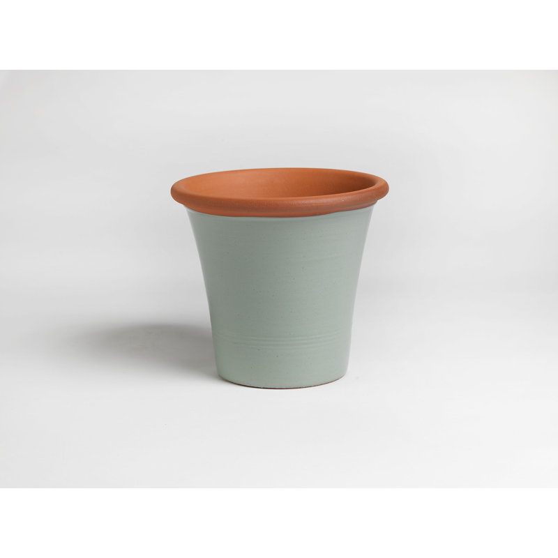 Kitchen Planter, 37" H x 41" W x 41" D, Sage Green/Orange