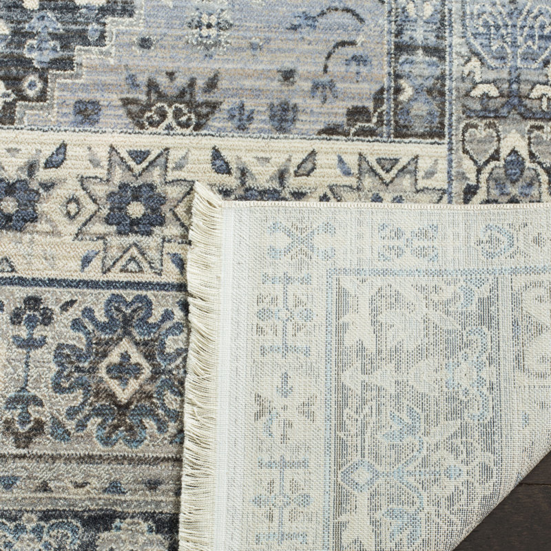 Tapis oriental en tissu performance rétro, Rectangle 6 pi x 9 pi