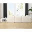 Maison minimaliste, revêtement en forme de L beige, sans assemblage, salon modulaire de style chic avec un design spacieux