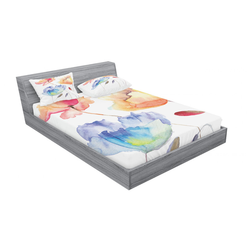 Microfiber Sheet Set, Full Sheet Set with Fitted Sheet