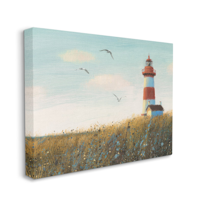 Phare côtier, art de la giclée par James Wiens, Estampe numérique Farmhouse, H 24 po x l 30 po x P 1,5 po