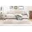 Upholstered Tufted Daybed With Two Drawers
