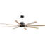 Ventilateur de plafond à DEL 8 pales avec télécommande et ensemble d'éclairage inclus Brixham-44211126