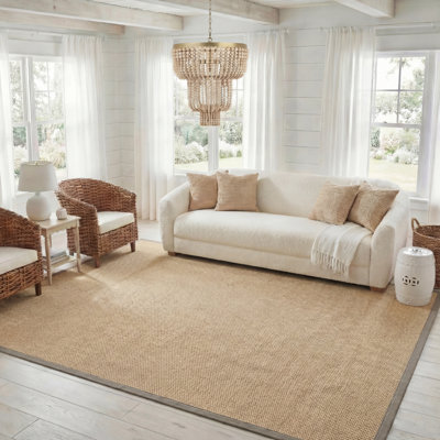 Tapis en fibre de sisal naturel Lattimore