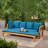 Kamita 78.5'' Wide Straight Acacia Patio Sofa with Cushions-110136396-70601932