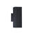 Nottawa Two-Light Dimmable LED Outdoor Wall Fixture, Up/Down Light with Color Temperature Selection - Black Fishish with Frosted Glass Panels
