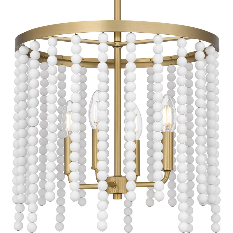 Luminaire suspendu de style bougie à 4 lumières Damoney