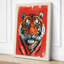 Tiger's Gaze Modern - Wrapped Canvas-1766782561-1766782587