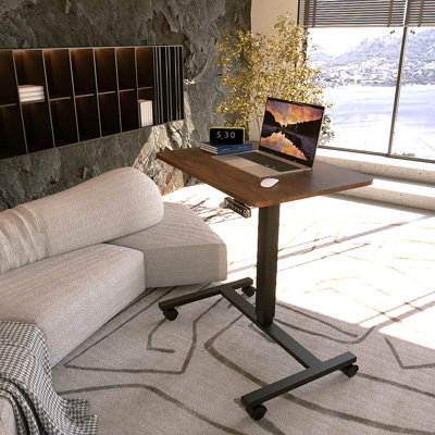 Brookman 80cmx60cm Mobile Height Adjustable Standing Desk