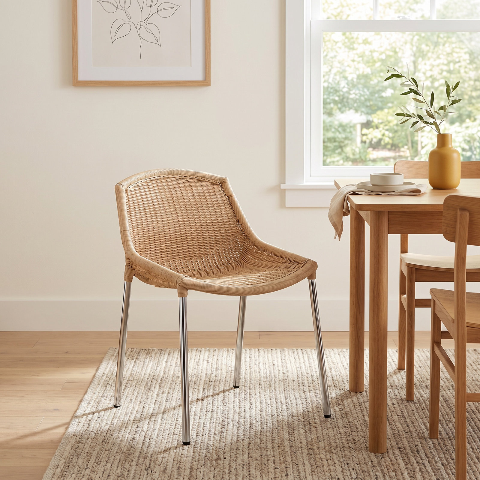 Hint Dining Chair, Natural