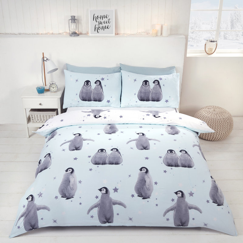 Kinsey Reversible Duvet Cover Set, Kingsize Duvet Cover + 2 Standard Pillowcases, Blush Pink