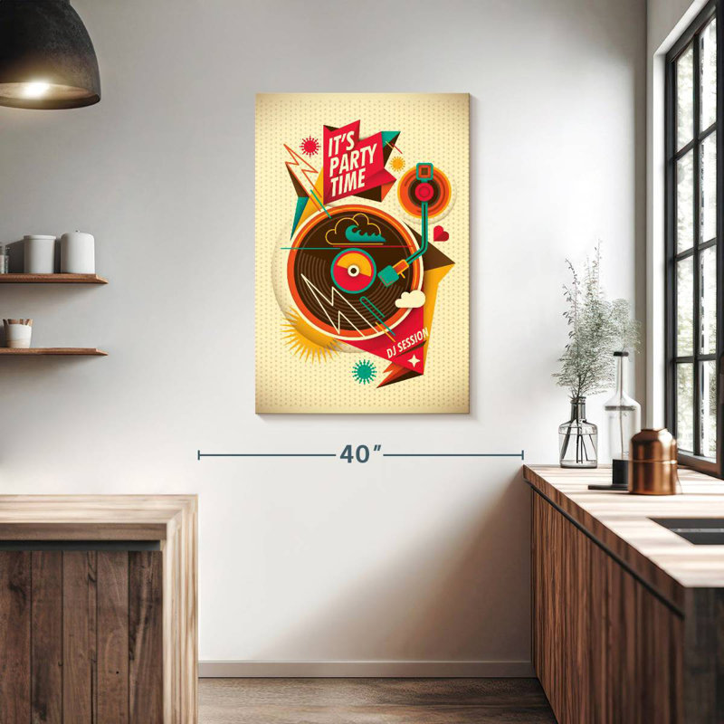 Abarca It's Party Time, 39" H x 26" W