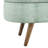 Cyan Oval Storage, Rubber Wood Legs, 43.5"X16"X16", Hand - Made, Function As Footstool Or Seat, Structure, Storage Space , Seat Usage, Benefit-1067959212
