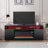 68" Media Console Fireplace TV Stand For TV Up To 78" with Electric Fireplace and LED Lights-1478532053