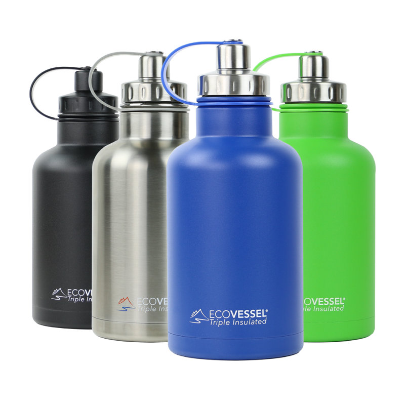 EcoVessel 600ml Vacuum Insulated Stainless Steel Wine Tumbler, Silver