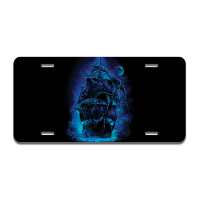 Pirate Storm Aluminum Plate Frame