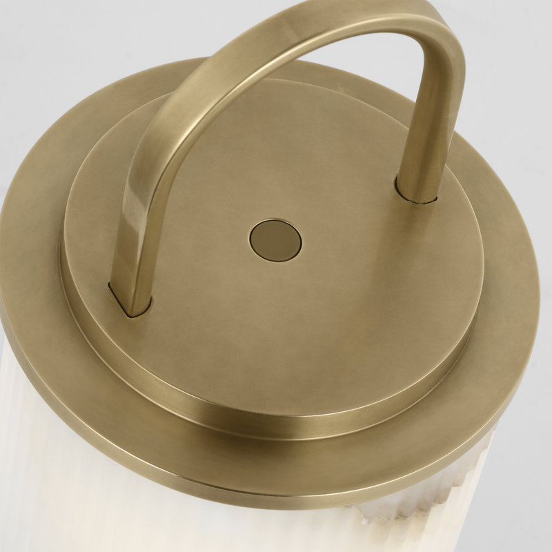 Tawa Alabaster Accent Rechargeable Table Lamp