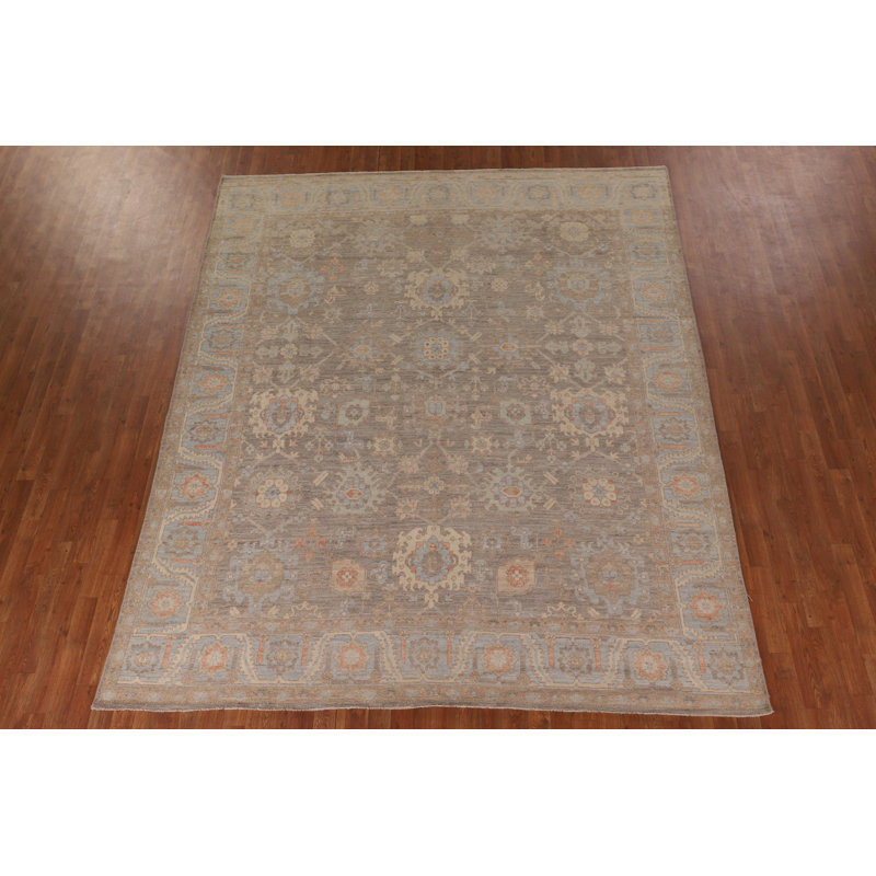 Vegetable Dye Oushak Oriental Area Rug 10