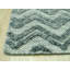 5x8 Green Hand-Knotted Wool Chevron Pile Texture Geometric Modern Contemporary Carpet Rug