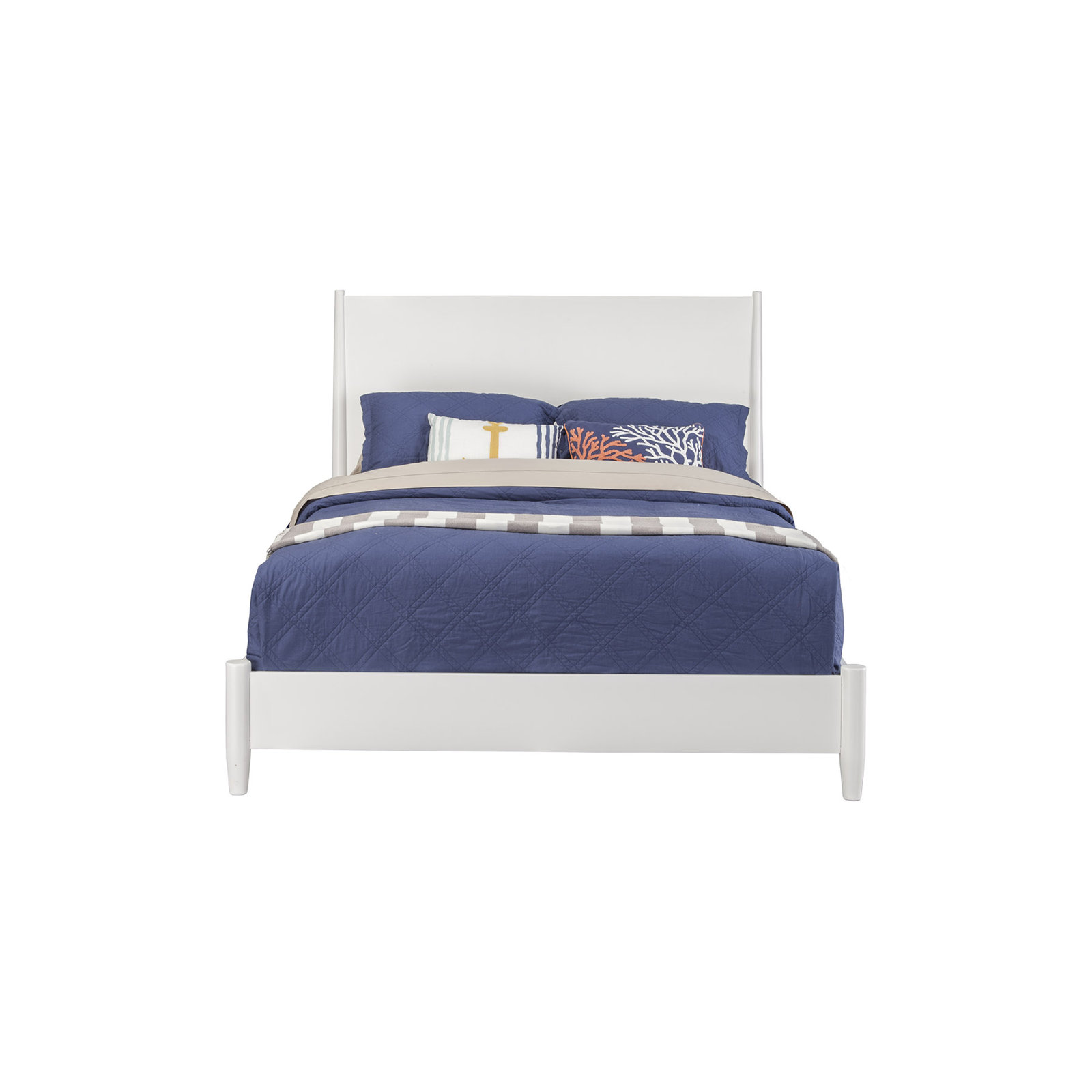 Williams Bed, Queen, White
