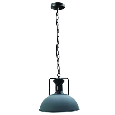 Craut 1 - Light Black Single Pendant