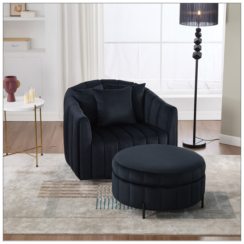 Fauteuils d'appoint, Noir