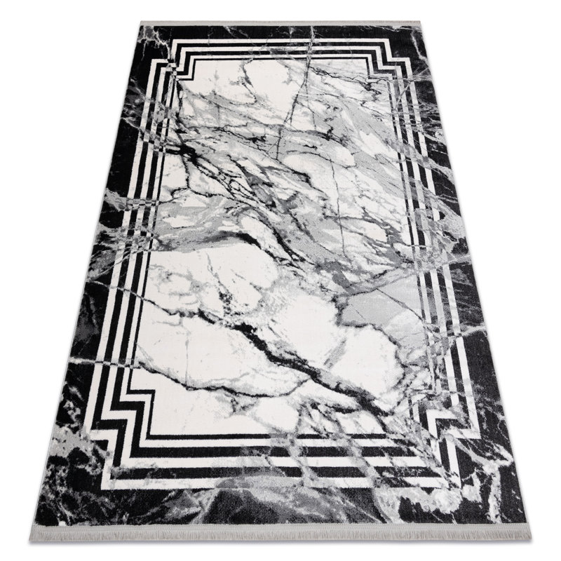 Cayser Abstract Area Rug, Rectangular 80 x 150cm
