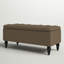 Banc de rangement rembourré avec pieds en bois massif Balcom-1758414784-1873684124