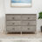 Altamirano 6 Drawer 51'' W Solid Wood Double Dresser-1655449108