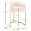 Yes Upholstered Velvet Bar Stool-1414830220