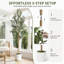 Artificial Plant 180 cm H Faux Olive Tree Plant in Plastic Pot