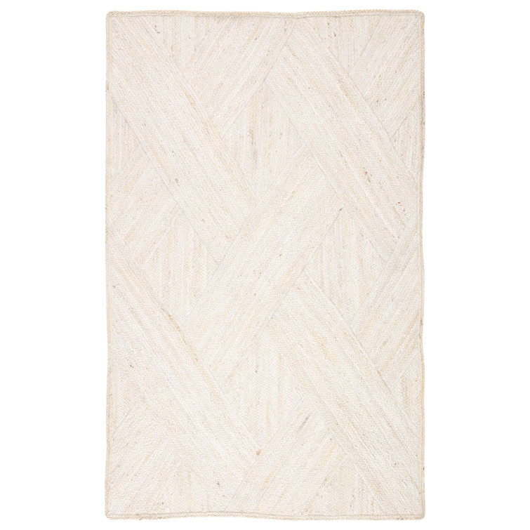 Lizbeth Geometric Handmade Flatweave Cream Area Rug