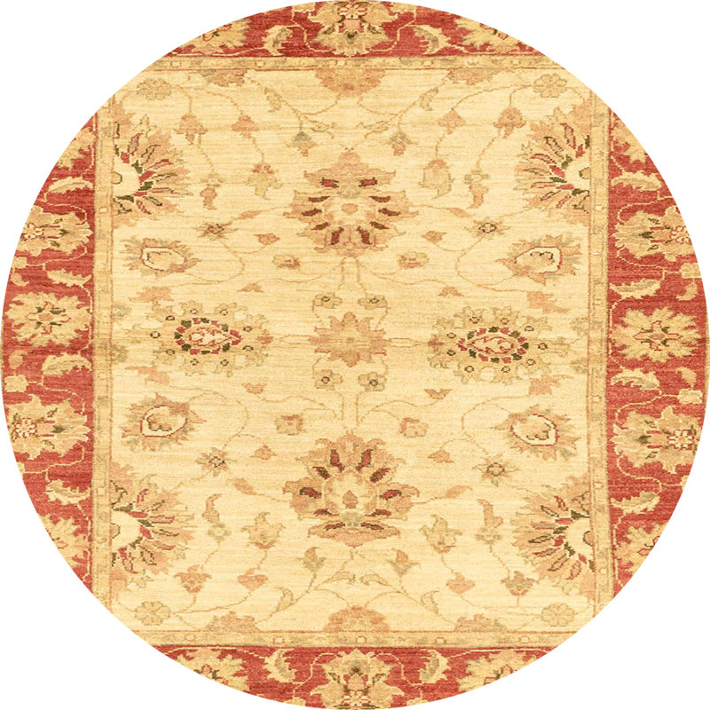 Tapis abstrait moderne 3924, Rond 5 pi