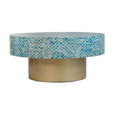 Kheller Pedestal Coffee Table by Bungalow Rose