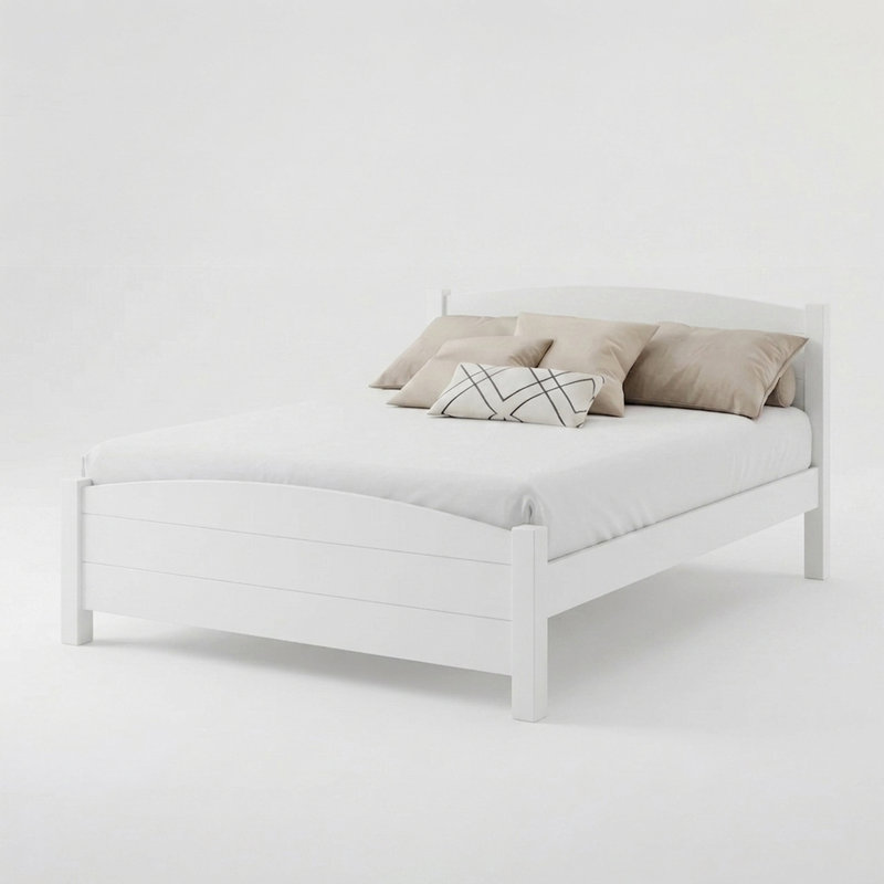 Cadre de lit Anakin, 85" x 85", Blanc