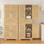 Grande armoire de rangement pour garde-manger 67 po Jymari, 1 grand tiroir et 2 grandes armoires-455544217-455544199