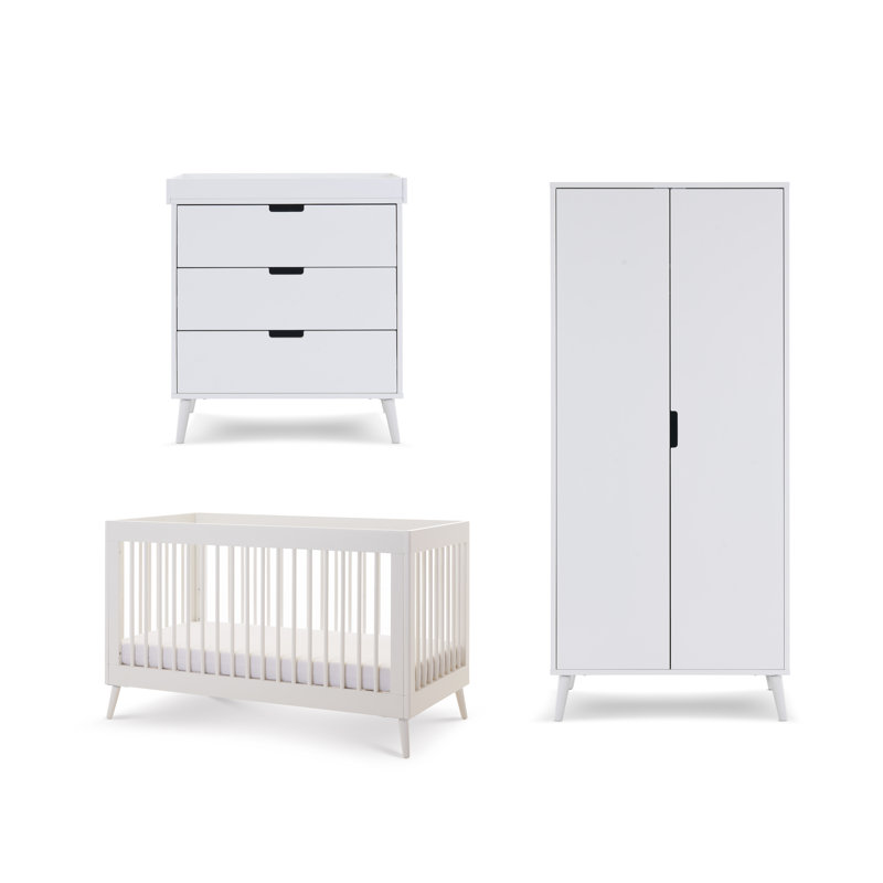 Maya 3 Piece Room Set, Nordic White