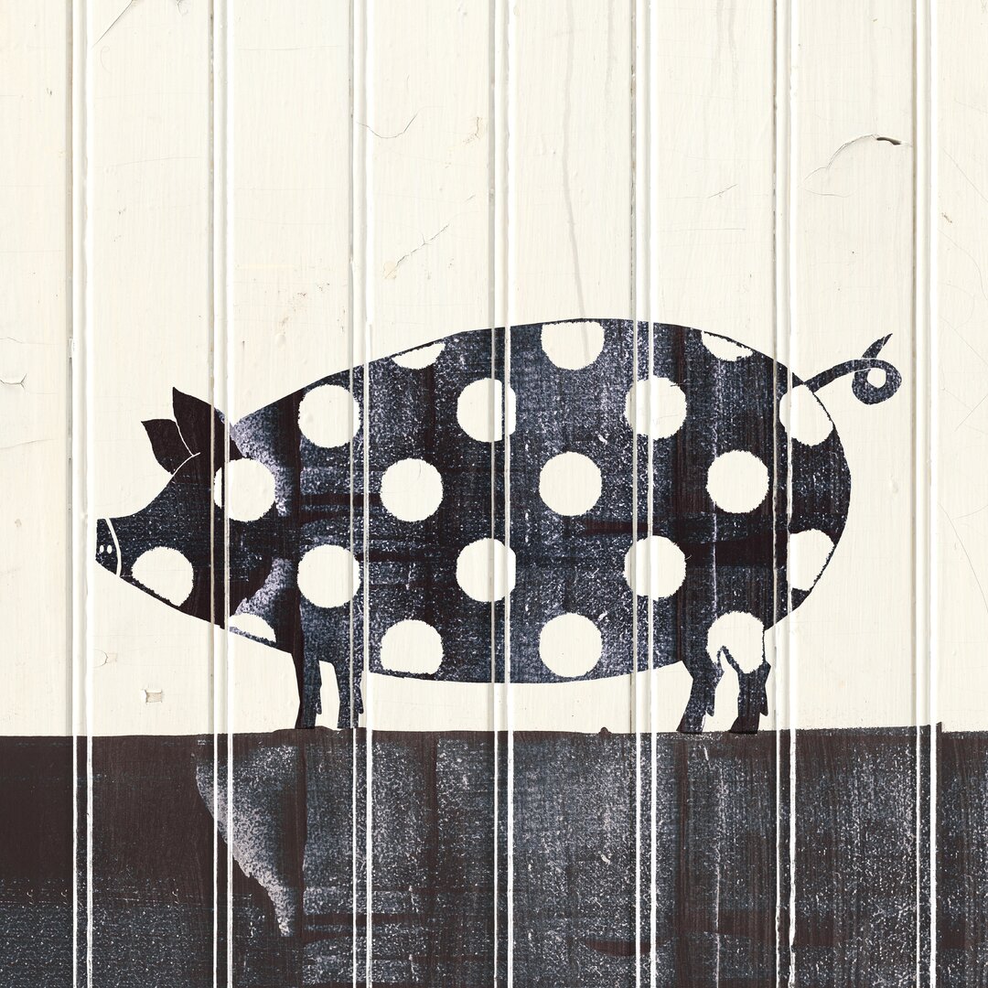 Leinwandbild Spotted Pig I von Michael Mullan