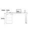 Bureau moderne et minimaliste avec rangement large-465909757