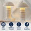 Lampe de table DEL Cremini 17,5 po-470102437