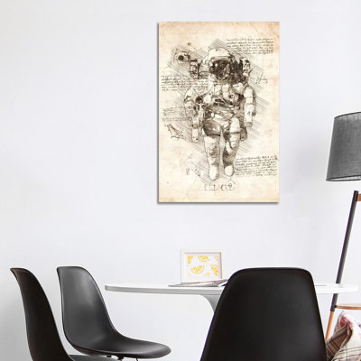 Astronaut Suit by Cornel Vlad - Wrapped Canvas Graphic Art