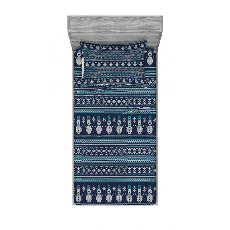 Microfiber Sheet Set, Twin Sheet Set + Fitted Sheet + 1 Pillowcase