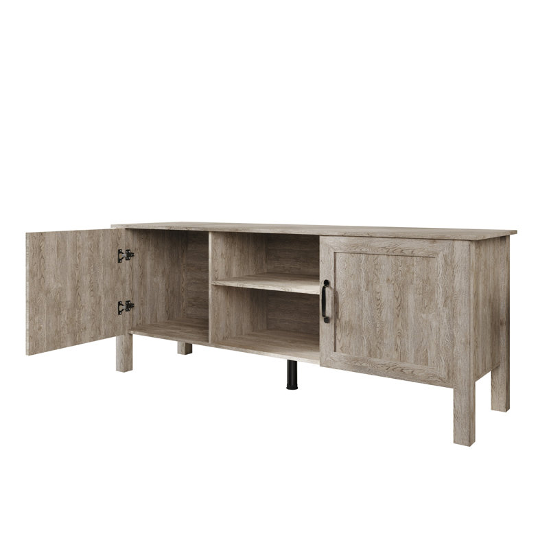 Meuble télé 55 po Topeka, Gris antique
