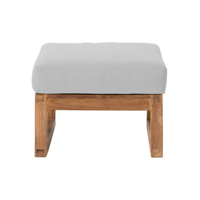 Repose-pieds avec coussin Sunbrella