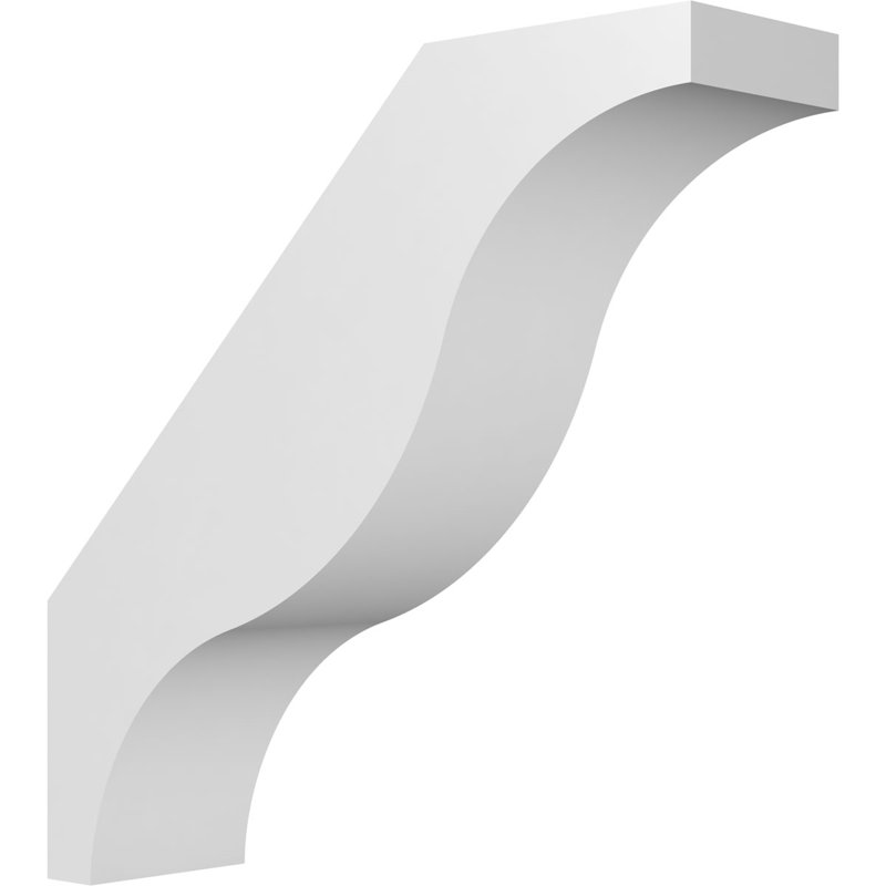 Attelle de genou en PVC de qualité architecturale Funston, H 18 po x l 5 po x P 18 po