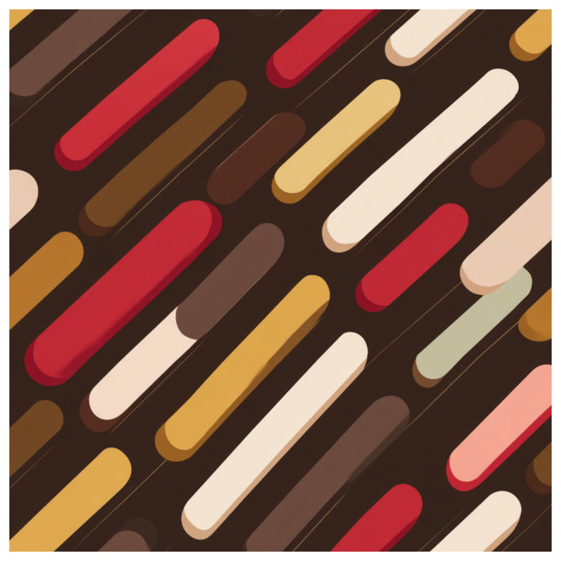 Coussin Diagonal Stripes, 16 x 16 inches