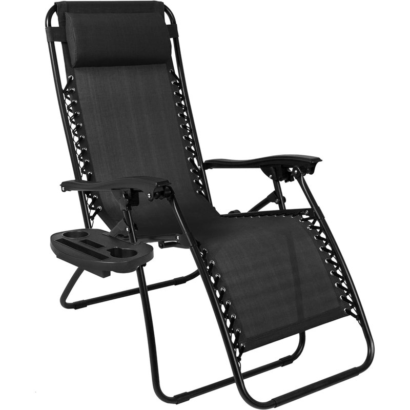 Sou Folding Zero Gravity Chair, Black
