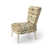 Mélange de polyester beige